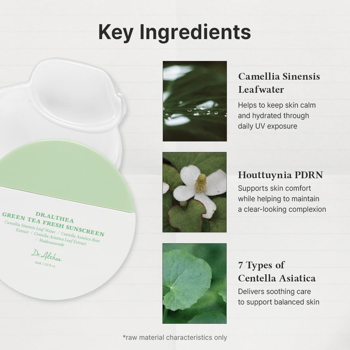 DR.ALTHEA Green Tea Fresh Sunscreen