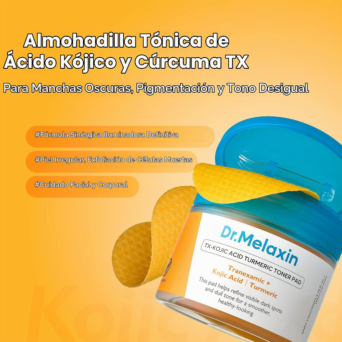 Dr. Melaxin TX-Kojic Acid Turmeric Toner Pad