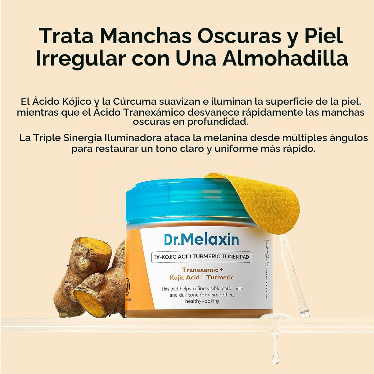 Dr. Melaxin TX-Kojic Acid Turmeric Toner Pad