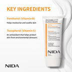 NIDA Invisible Fit Sunscreen SPF50