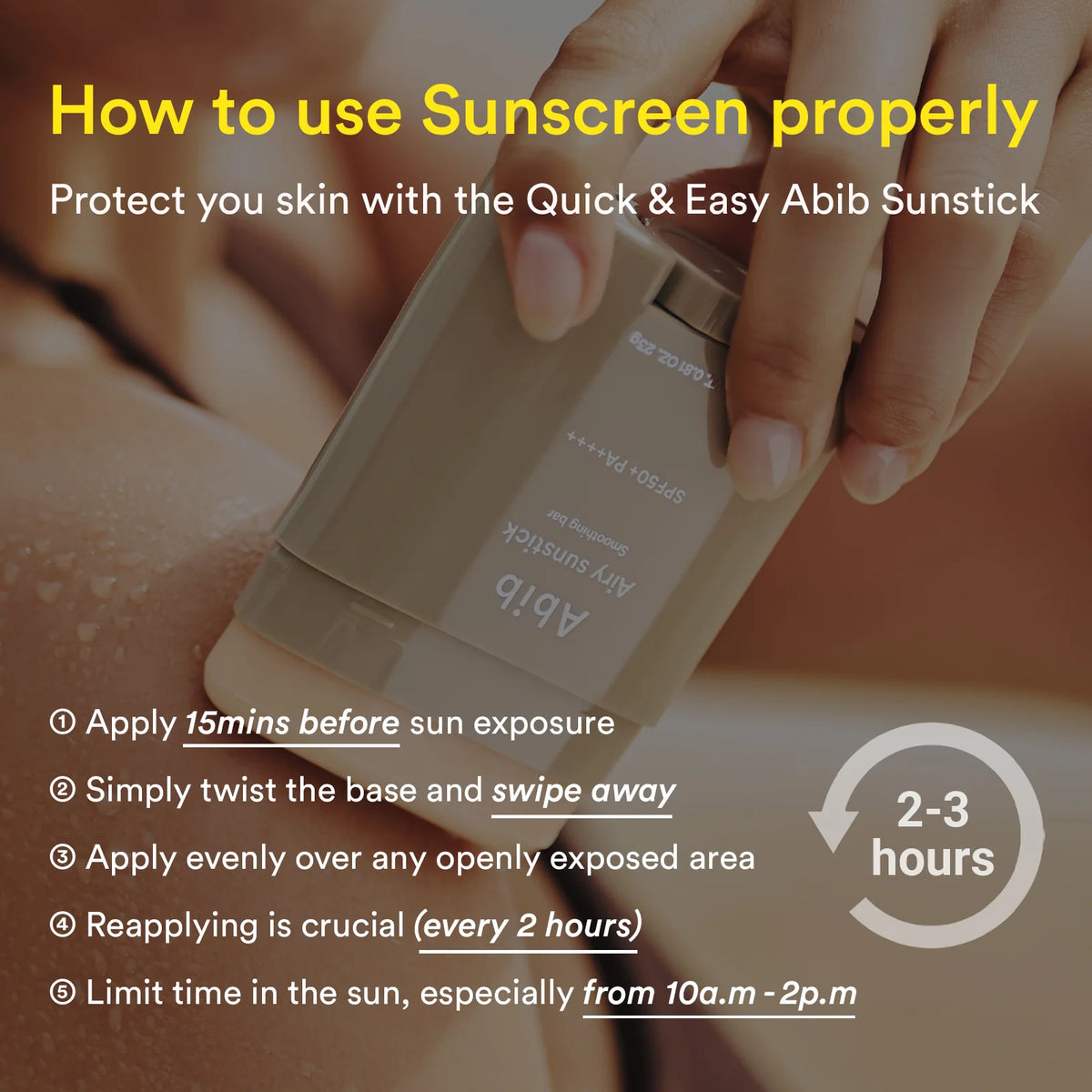 ABIB Airy Sunstick Smoothing Bar