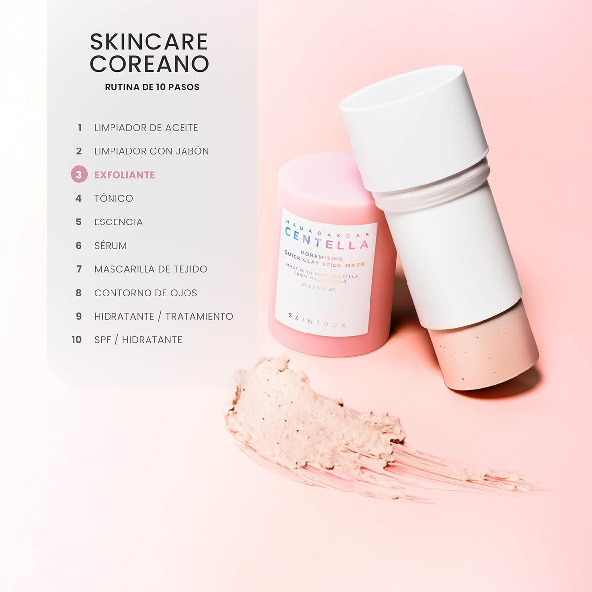 SKIN1004 Madagascar Centella Poremizing Quick Clay Stick Mask
