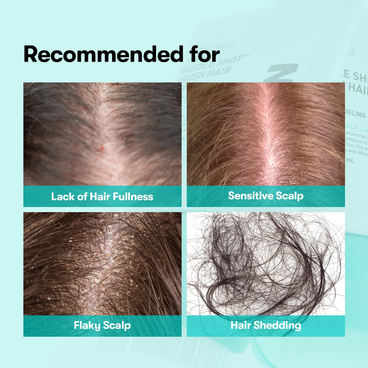 VT PDRN Reedle Shot Brush Hair Serum | Sérum Capilar para Cuero Cabelludo con PDRN y CICA REEDLE