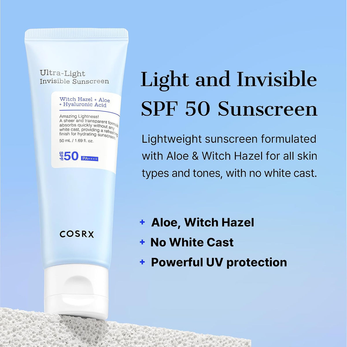 COSRX Ultra-Light Invisible Sunscreen