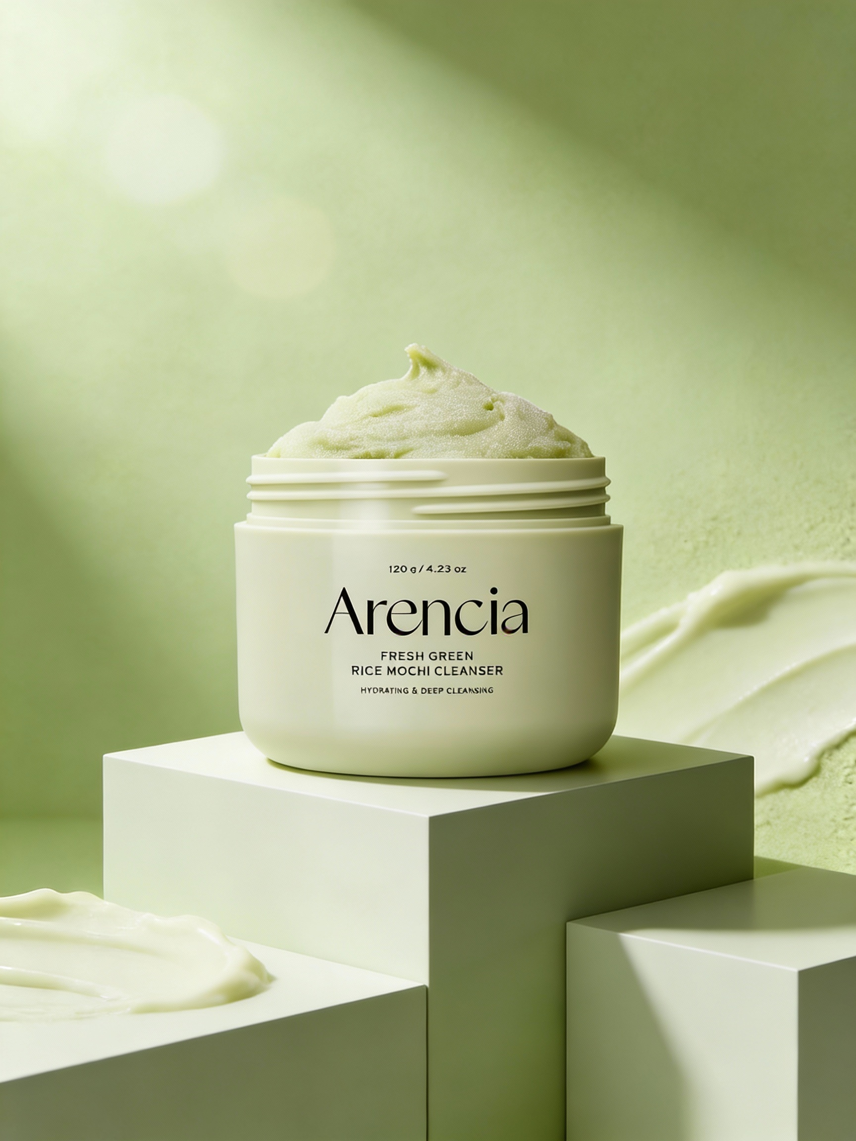 ARENCIA Fresh Green Rice Mochi Cleanser